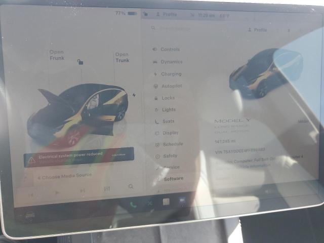 7SAYGDEE4PF896683 - 2023 TESLA MODEL Y BLACK photo 9