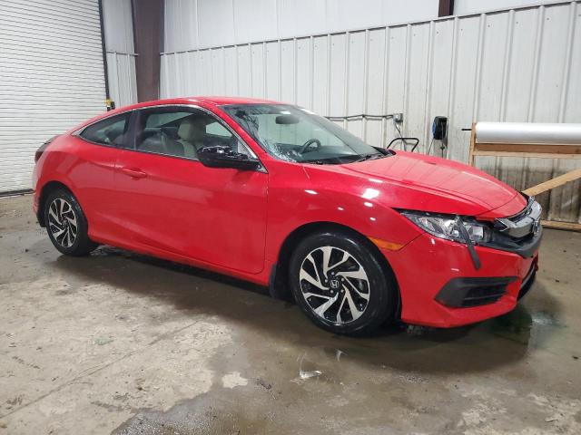 2HGFC4B53JH307310 - 2018 HONDA CIVIC LX RED photo 4