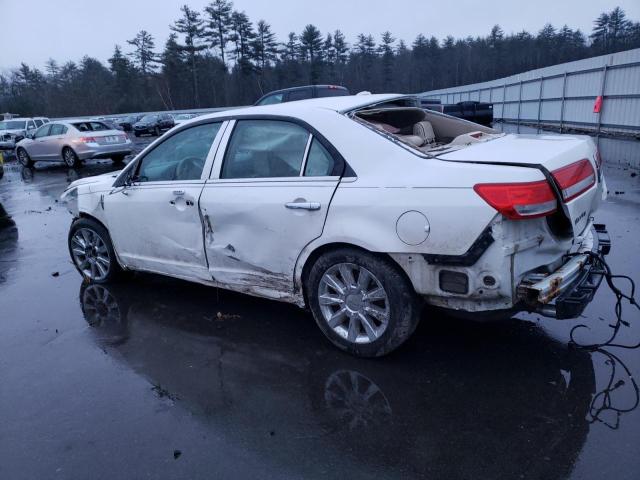 3LNHL2GC3CR824015 - 2012 LINCOLN MKZ WHITE photo 2