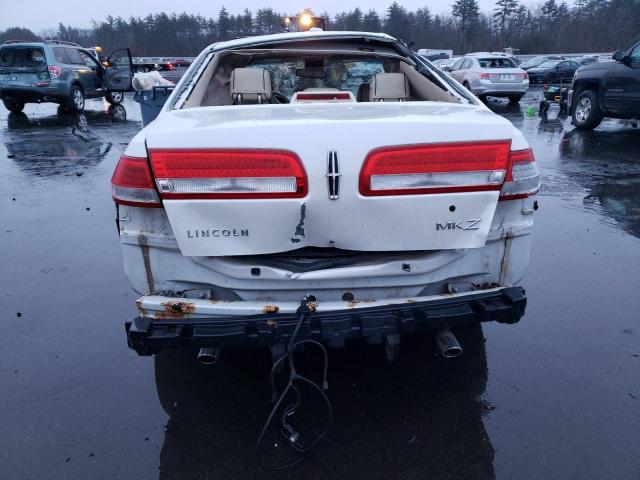 3LNHL2GC3CR824015 - 2012 LINCOLN MKZ WHITE photo 6