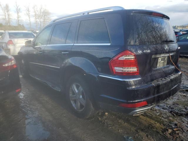 4JGBF7BE1BA652319 - 2011 MERCEDES-BENZ GL 450 4MATIC BLUE photo 2