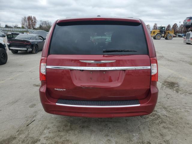 2C4RC1CG8CR106753 - 2012 CHRYSLER TOWN & COU TOURING L RED photo 6