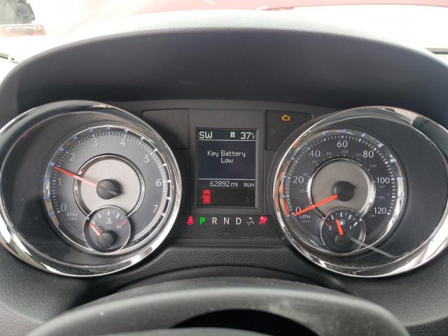 2C4RC1CG8CR106753 - 2012 CHRYSLER TOWN & COU TOURING L RED photo 9