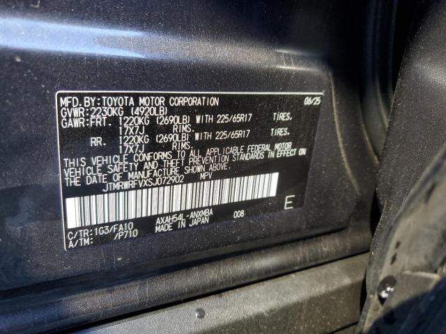 JTMRWRFVXSJ072902 - 2025 TOYOTA RAV4 XLE GRAY photo 13