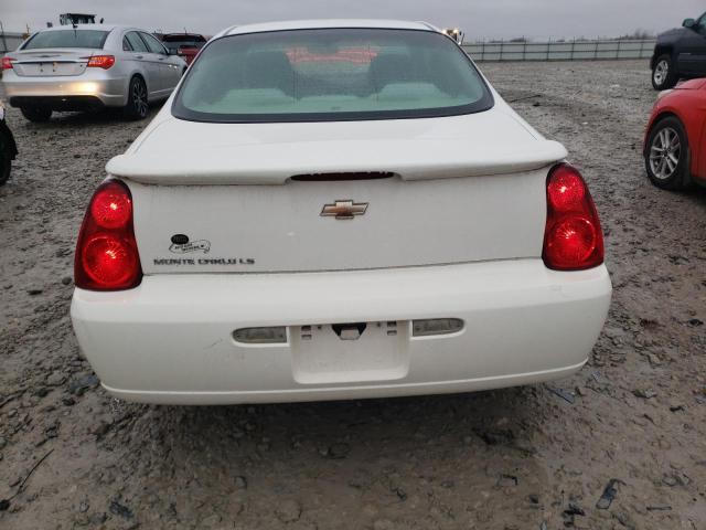 2G1WJ15N679174567 - 2007 CHEVROLET MONTE CARL LS WHITE photo 6