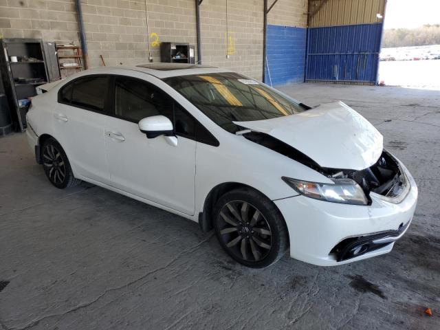 19XFB2F91EE009892 - 2014 HONDA CIVIC EXL Սպիտակ լուսանկար 4