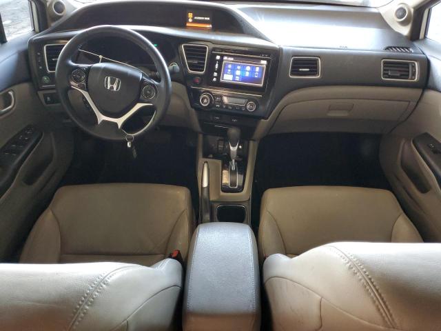 19XFB2F91EE009892 - 2014 HONDA CIVIC EXL Սպիտակ լուսանկար 8