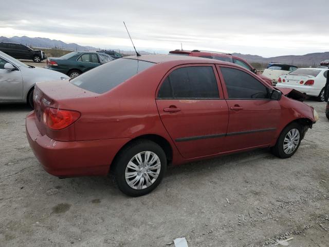 1NXBR32E83Z023639 - 2003 TOYOTA COROLLA CE RED photo 3