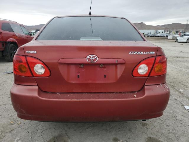 1NXBR32E83Z023639 - 2003 TOYOTA COROLLA CE RED photo 6