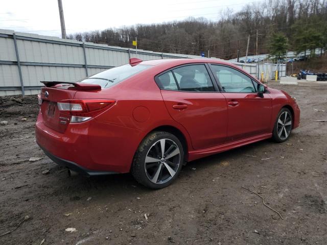 4S3GKAM63H3606383 - 2017 SUBARU IMPREZA SPORT RED photo 3