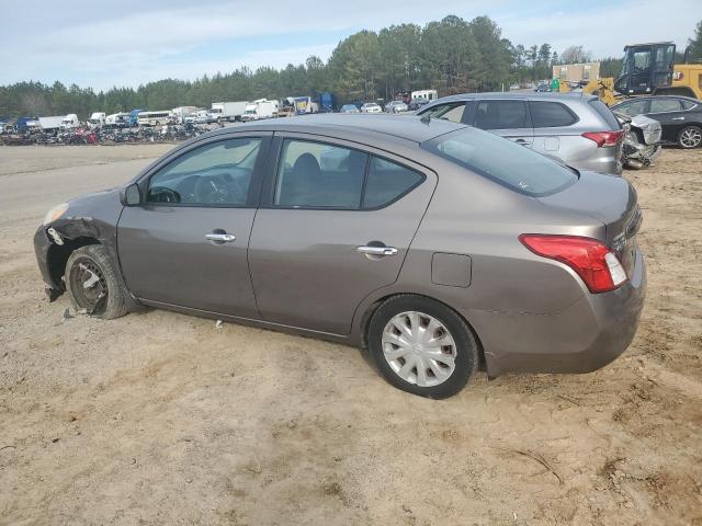 3N1CN7APXCL904614 - 2012 NISSAN VERSA S GRAY photo 2