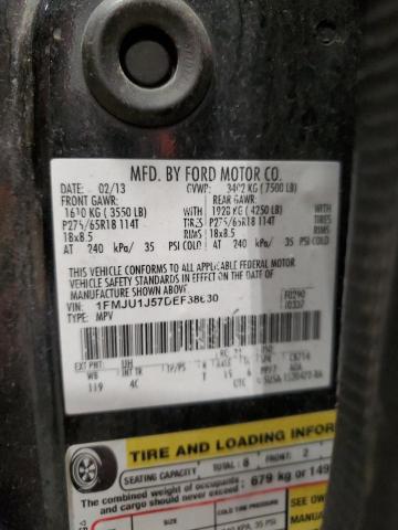 1FMJU1J57DEF38630 - 2013 FORD EXPEDITION XLT შავი ფოტო 13