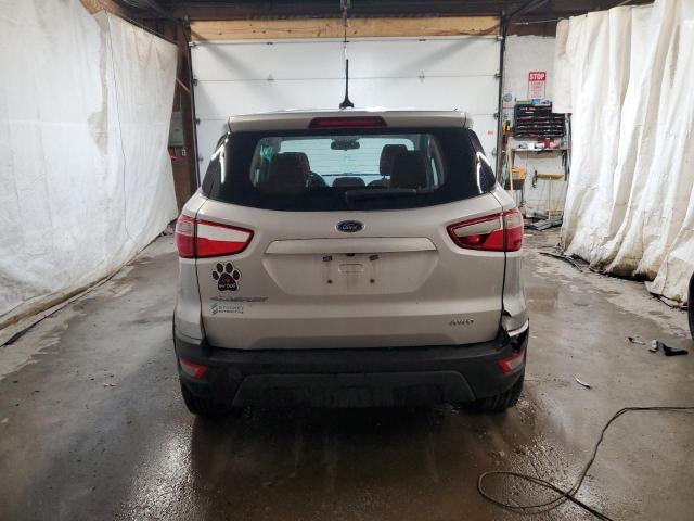 MAJ6S3FL5MC427885 - 2021 FORD ECOSPORT S SILVER photo 6