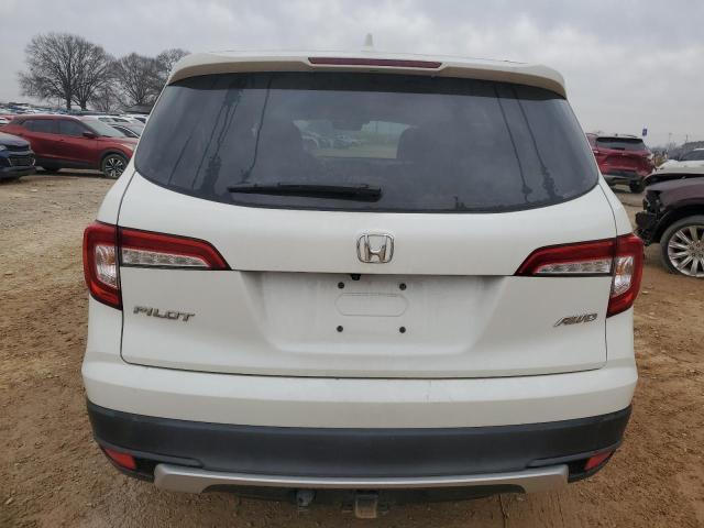 5FNYF6H42KB033212 - 2019 HONDA PILOT EXL WHITE photo 6