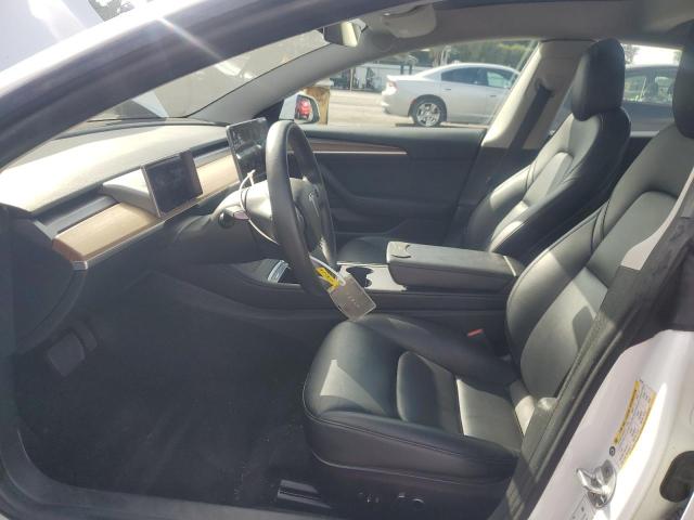 5YJ3E1EB5NF145199 - 2022 TESLA MODEL 3 WHITE photo 7