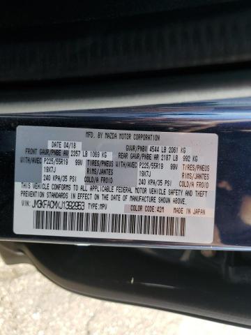 JM3KFACMXJ1392953 - 2018 MAZDA CX-5 TOURING BLUE photo 13