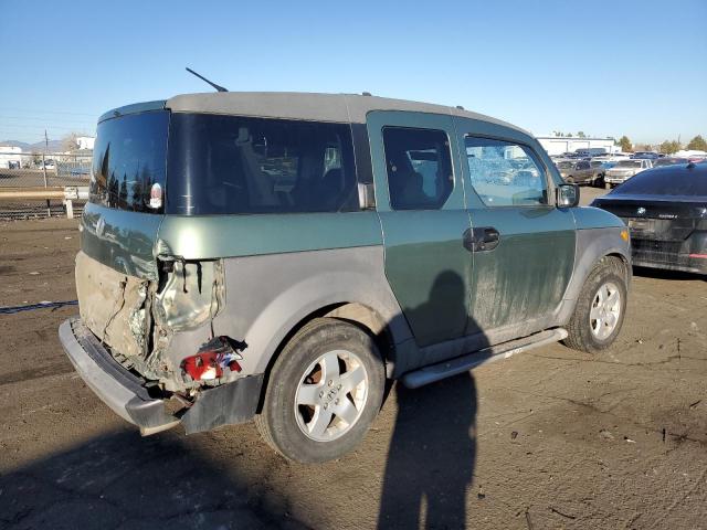 5J6YH286X4L016611 - 2004 HONDA ELEMENT EX GREEN photo 3