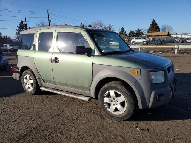 5J6YH286X4L016611 - 2004 HONDA ELEMENT EX GREEN photo 4