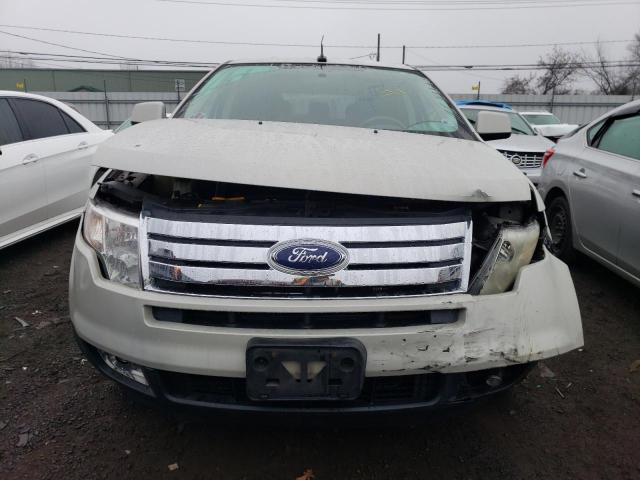 2FMDK48C77BB09285 - 2007 FORD EDGE SEL WHITE photo 5