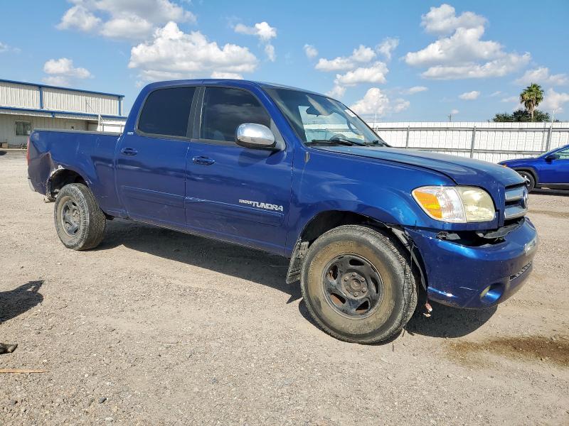 5TBET34196S513764 - 2006 TOYOTA TUNDRA DOUBLE CAB SR5 BLUE photo 4