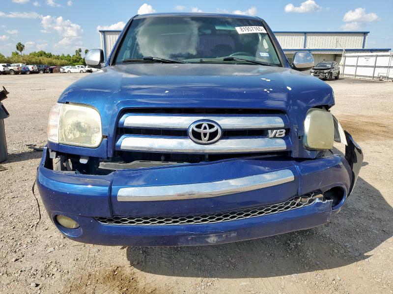 5TBET34196S513764 - 2006 TOYOTA TUNDRA DOUBLE CAB SR5 BLUE photo 5
