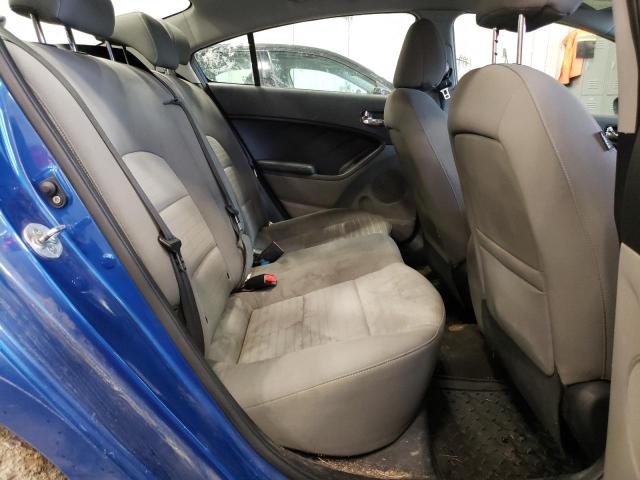 KNAFX4A87E5173734 - 2014 KIA FORTE EX BLUE photo 10