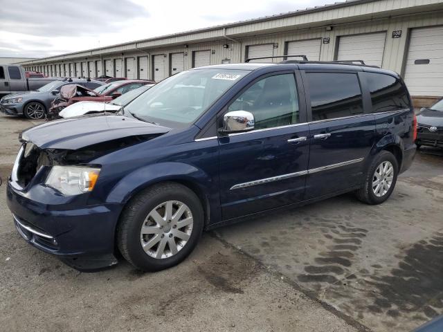 2C4RC1CG7CR411323 - 2012 CHRYSLER TOWN & COU TOURING L BLUE photo 1
