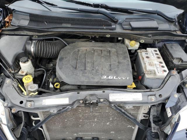 2C4RC1CG7CR411323 - 2012 CHRYSLER TOWN & COU TOURING L BLUE photo 12