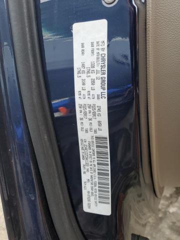 2C4RC1CG7CR411323 - 2012 CHRYSLER TOWN & COU TOURING L BLUE photo 13