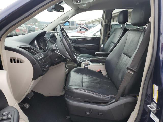 2C4RC1CG7CR411323 - 2012 CHRYSLER TOWN & COU TOURING L BLUE photo 7