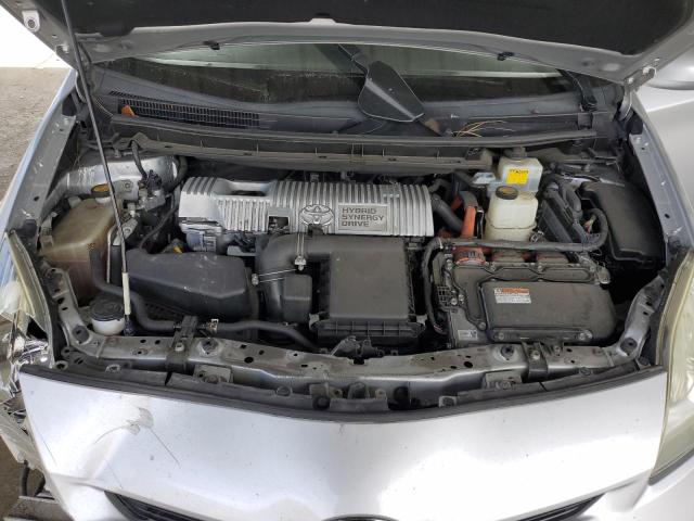 JTDKN3DU3D5670899 - 2013 TOYOTA PRIUS SILVER photo 11