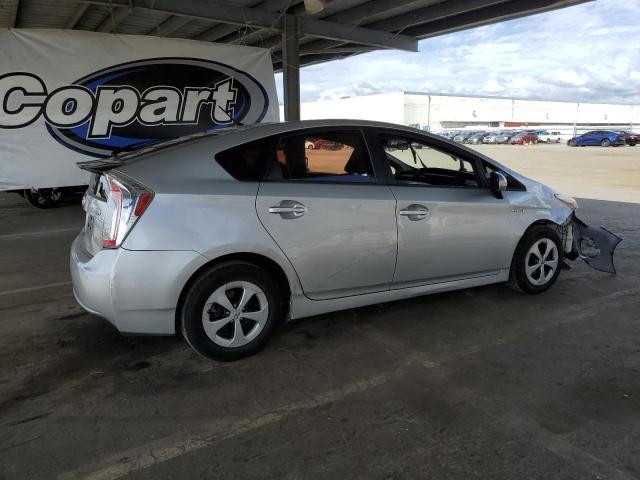 JTDKN3DU3D5670899 - 2013 TOYOTA PRIUS SILVER photo 3