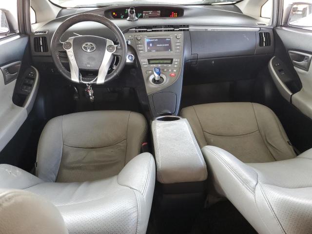 JTDKN3DU3D5670899 - 2013 TOYOTA PRIUS SILVER photo 8