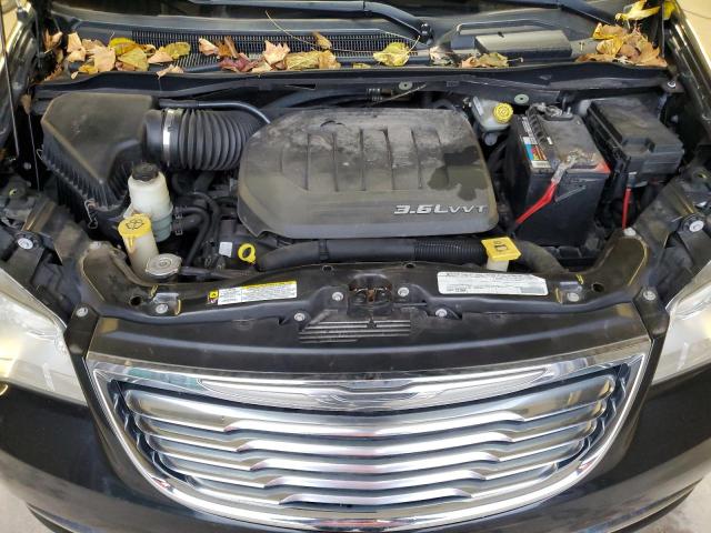 2A4RR8DG2BR617812 - 2011 CHRYSLER TOWN & COU TOURING L BLACK photo 12