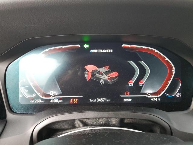 WBA5U7C09MFL26815 - 2021 BMW M340I WHITE photo 9