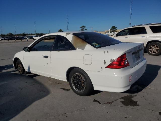 1HGEM22384L022573 - 2004 HONDA CIVIC DX VP Սպիտակ լուսանկար 2