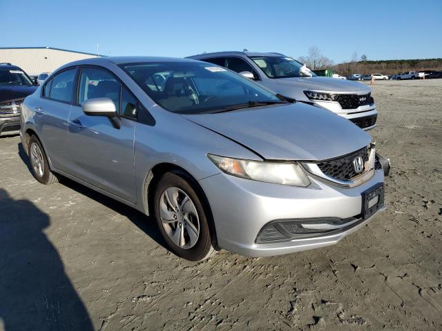 19XFB2F51FE213042 - 2015 HONDA CIVIC LX SILVER photo 4