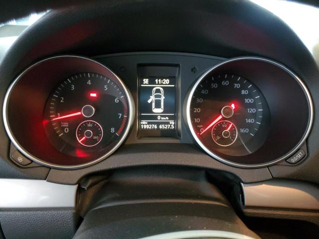 WVWAB7AJ3CW247903 - 2012 VOLKSWAGEN GOLF შავი ფოტო 9