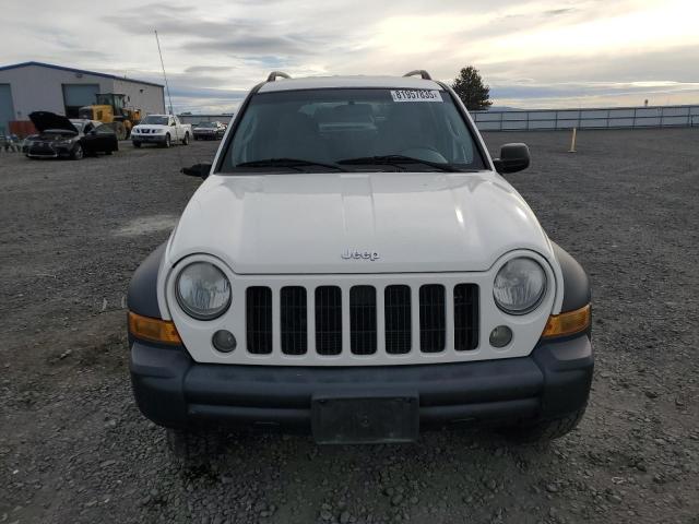1J4GL48K77W694139 - 2007 JEEP LIBERTY SPORT WHITE photo 5