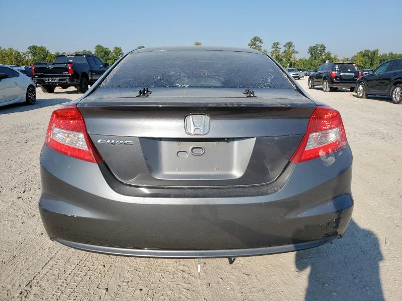 2HGFG3B52DH506237 - 2013 HONDA CIVIC LX GRAY photo 6