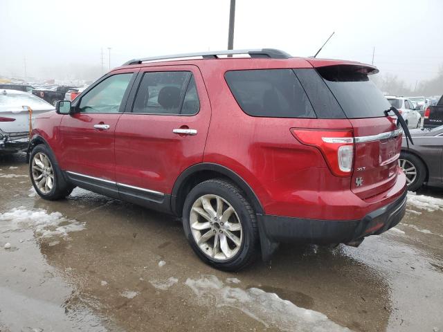 1FM5K8D89DGA31769 - 2013 FORD EXPLORER XLT BURGUNDY photo 2