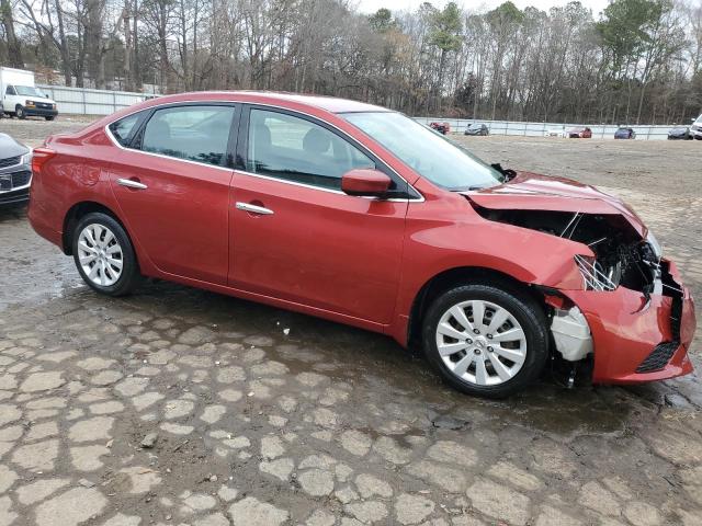 3N1AB7APXGL684221 - 2016 NISSAN SENTRA S RED photo 4