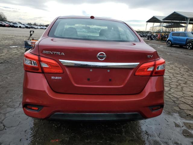 3N1AB7APXGL684221 - 2016 NISSAN SENTRA S RED photo 6