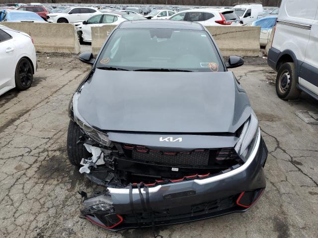 3KPF54AD8NE458534 - 2022 KIA FORTE GT LINE GRAY photo 5