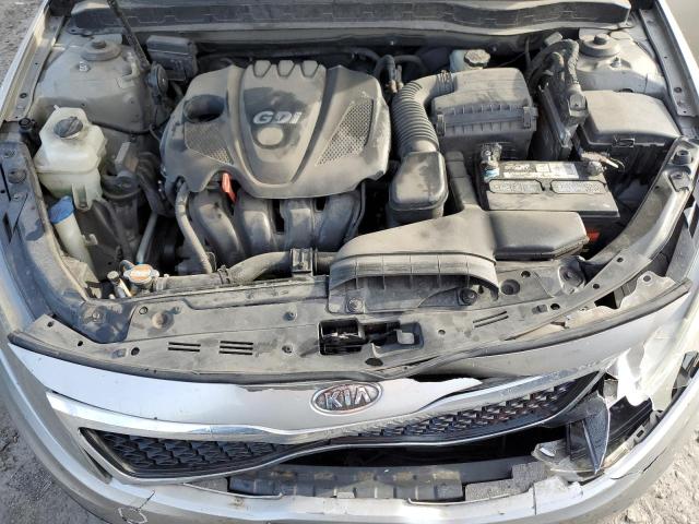 KNAGN4A76B5145047 - 2011 KIA OPTIMA EX SILVER photo 11