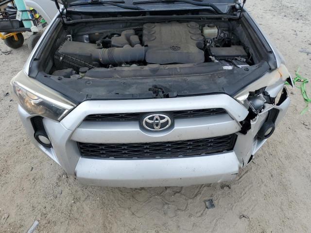 JTEBU5JR3H5439162 - 2017 TOYOTA 4RUNNER SR5/SR5 PREMIUM SILVER photo 12