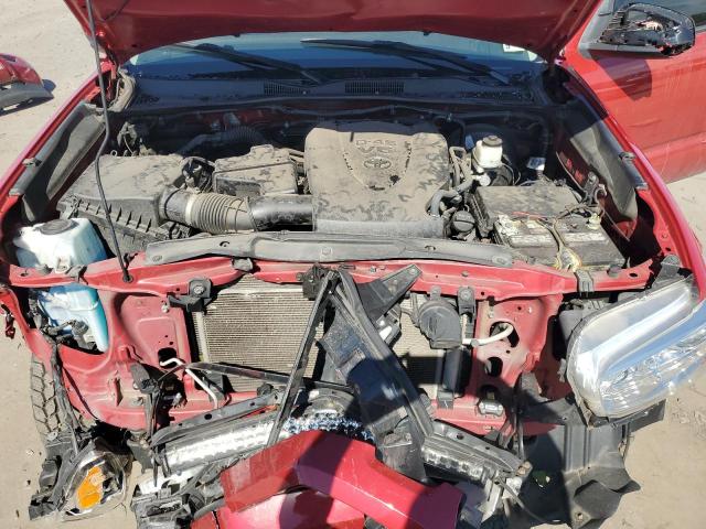 3TMCZ5AN5LM353734 - 2020 TOYOTA TACOMA DOUBLE CAB RED photo 11