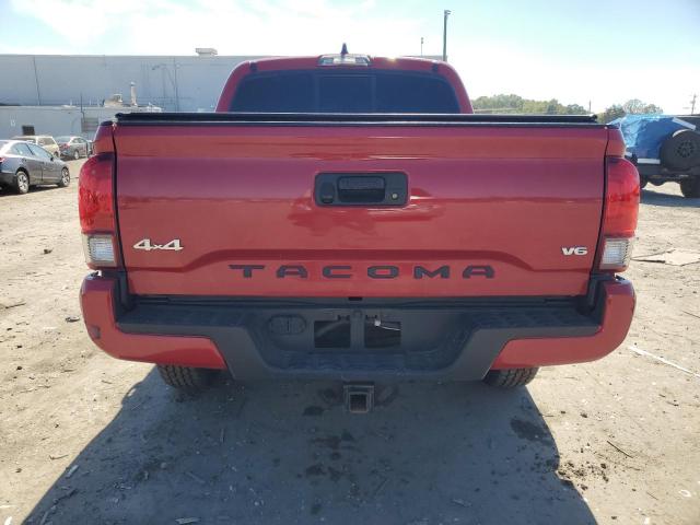 3TMCZ5AN5LM353734 - 2020 TOYOTA TACOMA DOUBLE CAB RED photo 6