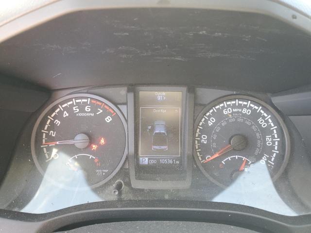 3TMCZ5AN5LM353734 - 2020 TOYOTA TACOMA DOUBLE CAB RED photo 9