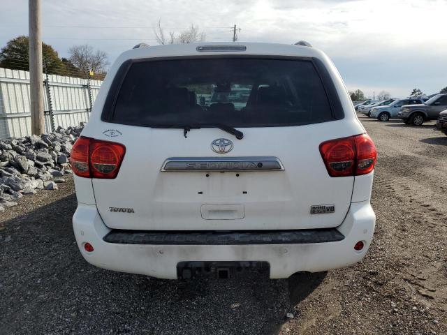 5TDZY68A48S003430 - 2008 TOYOTA SEQUOIA LIMITED WHITE photo 6